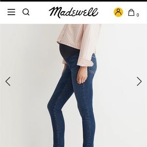 Madewell maternity jeans